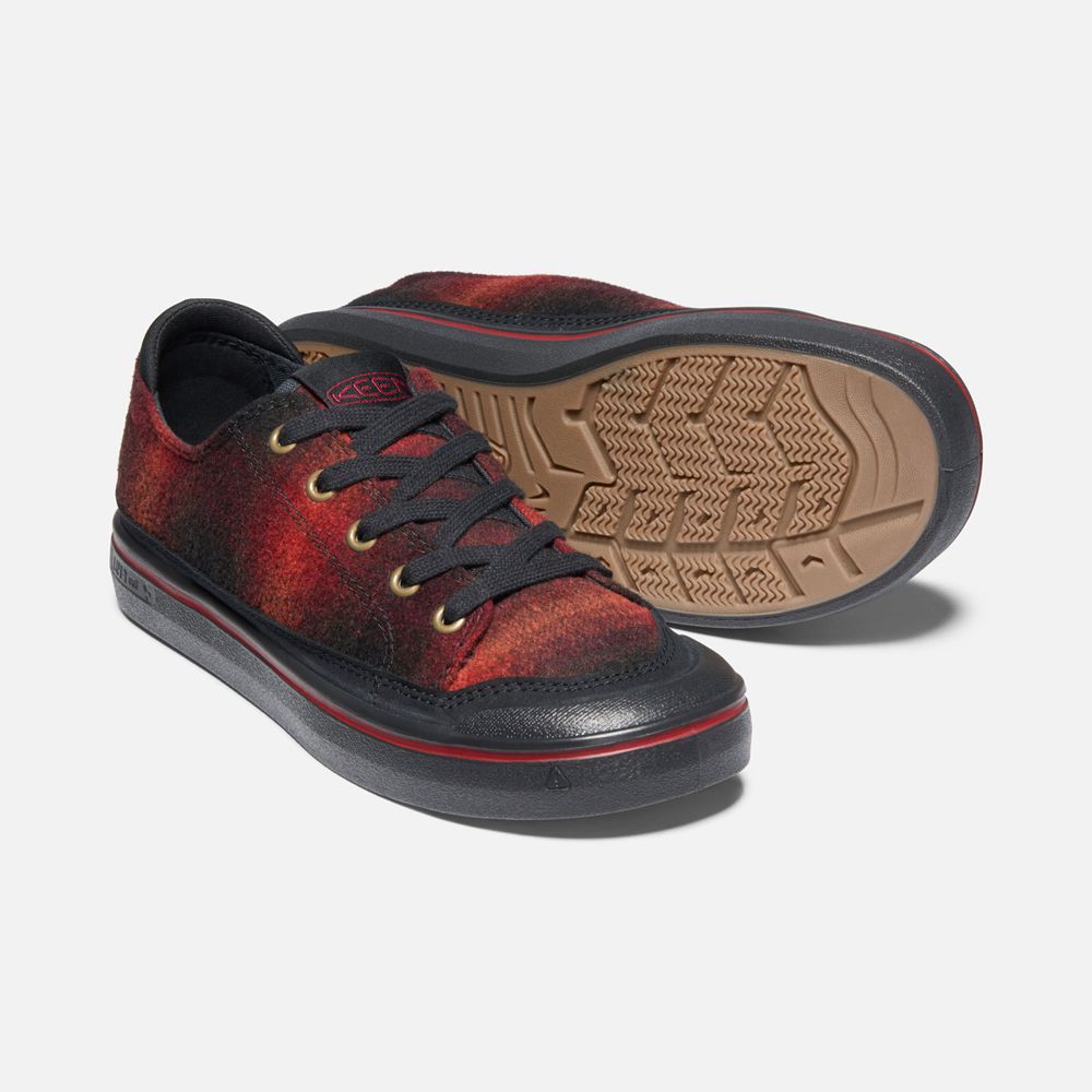 Zapatos de lona Keen Mexico Rojos/Negros - Mujer Elsa Iv Sneaker - IS7925031